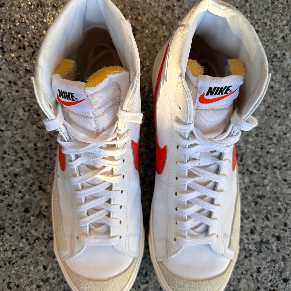 Nike Blazer Vintage White / Red Size 10.5 - Picture 2 of 5